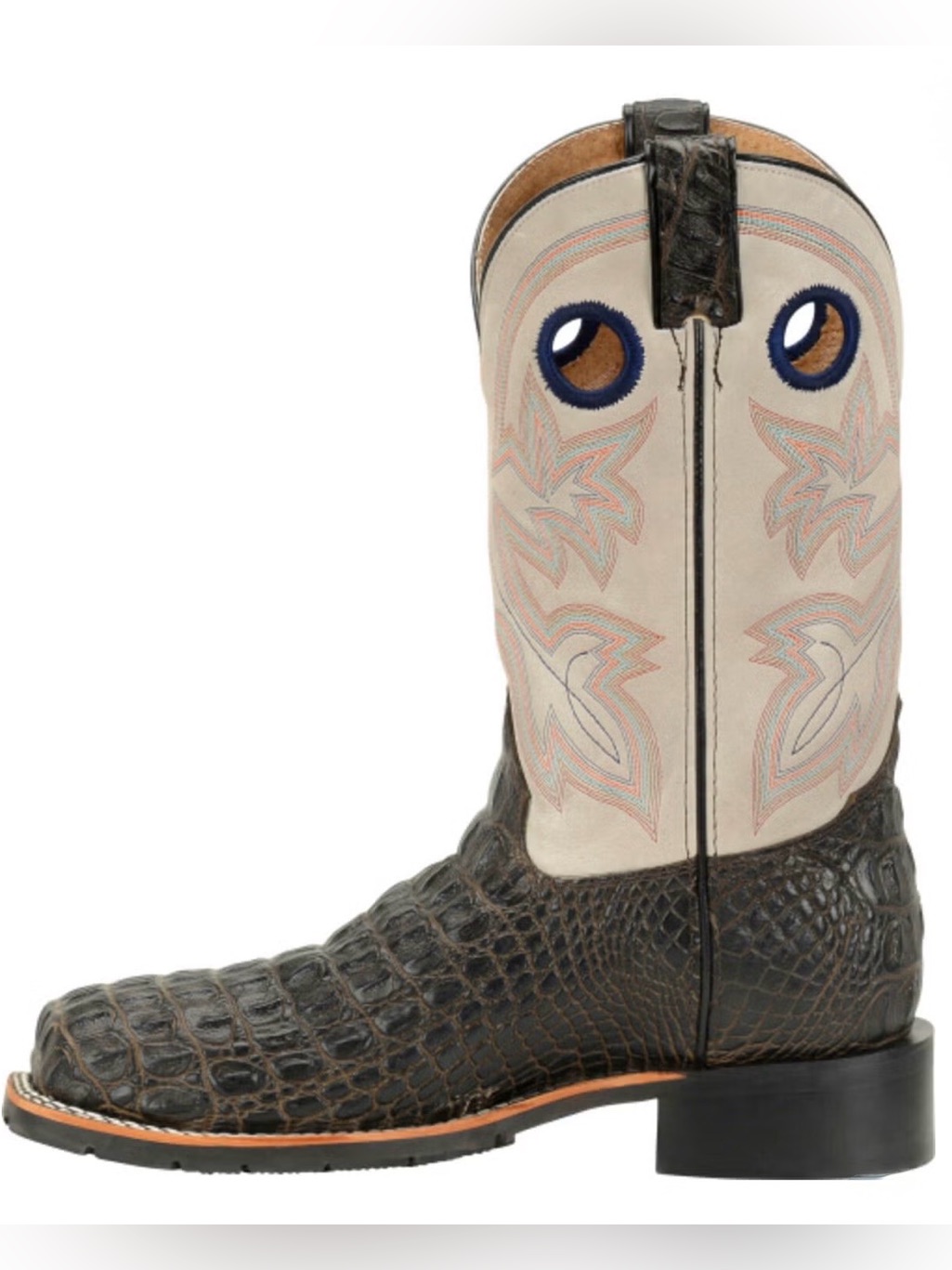 Double H Men’s 12" Caimen Print Steel Toe Western Boots Size:9 Unbelievable Deal